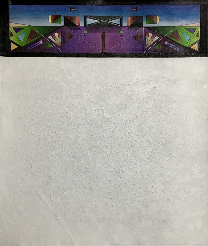 The Gateway. Spraypaint on canvas 37 x 34 inches Jason Davies 2016